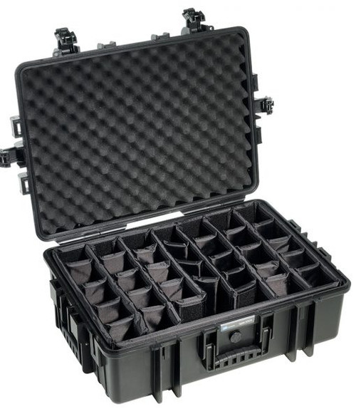 B&W 6500/B/RPD Type 6500 Black Outdoor Waterproof Case