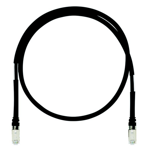 Panduit ISTPH6X0.3MBL Cat6A 0.3M Black Shielded Patch Cord