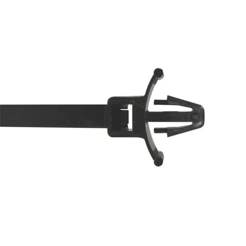 Thomas & Betts L-7-50PM-0-C Black Cable Ties, 100 Pack