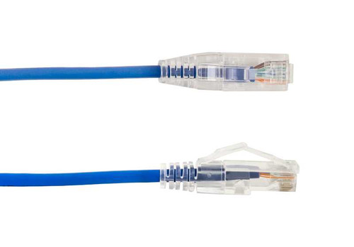 Vertical Cable 077-2011/05BL 6" Blue Cat6A Slim Patch Cord