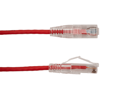 Vertical Cable 077-2043/3RD 3Ft. Red Cat6A Slim Patch Cord