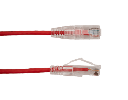 Vertical Cable 077-2106/25RD 25Ft. Red Cat6A Slim Patch Cord