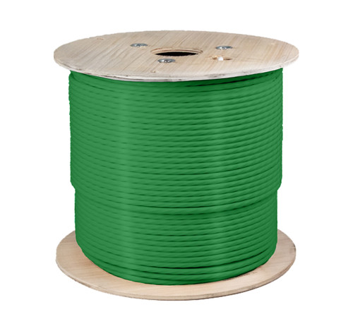 Vertical Cable 064-687/A/GR Cat6A Riser UTP 1000Ft Black Wooden Spool