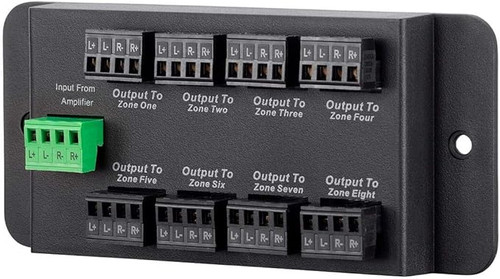 SES 8 Zone Single Input Speaker Distribution Hub