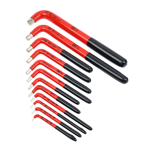 Wiha 13694 12 Piece Insulated Hex L-Key Set