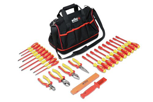 Wiha 32879 25 Piece Insulated Pliers-Cutters & Screwdriver Set