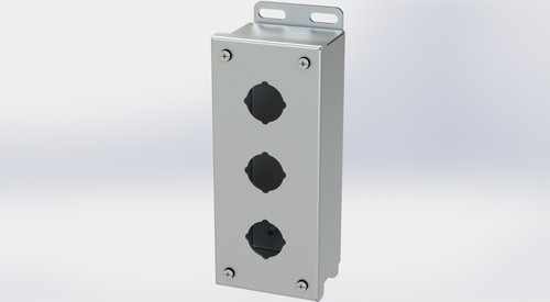 Saginaw SCE-3PBSS6 Stainless Steel Pushbutton Enclosure