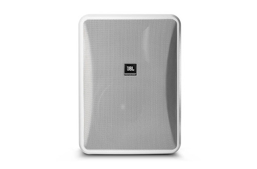 JBL CONTROL 28-1L-WH High-Output 8-Ohm Indoor/Outdoor Background/Foreground Speaker