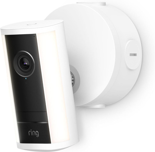 Ring Spotlight Cam Pro, Power over Ethernet - White