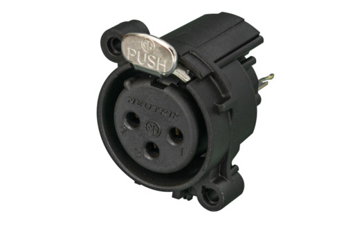Neutrik NC3FAV 3 Pole Female XLR Receptacle