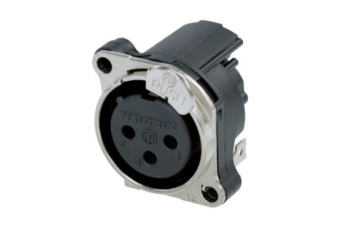 Neutrik NC3FBH2-DA 3 Pole Female XLR Receptacle