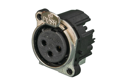 Neutrik NC3FBHL1 3 Pole Female XLR Receptacle