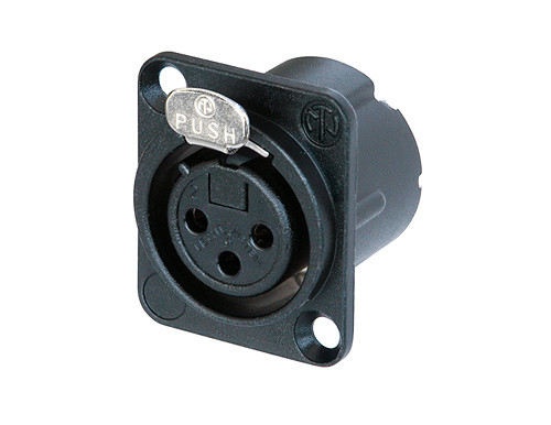 Neutrik NC3FD-LX-B 3 Pole Female Receptacle