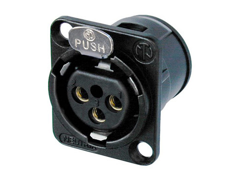 Neutrik NC3FD-V-B 3 Pole Female Receptacle