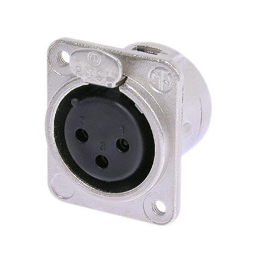 Neutrik NC3FDM3-L-1 3 Pole Female Receptacle