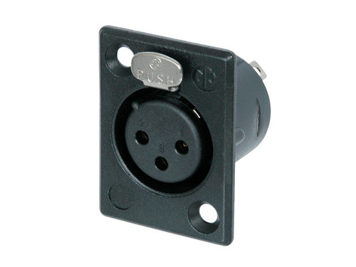 Neutrik NC3FP-BAG-1 3 Pole Female Receptacle