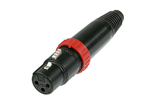 Neutrik NC3FXS-B 3 Pole Female Cable Connector