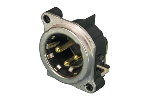 Neutrik NC3MBH-E 3 Pole Male XLR Receptacle