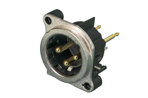 Neutrik NC3MBV-0 3 Pole Male XLR Receptacle