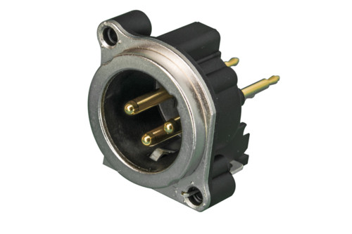 Neutrik NC3MBV-1 3 Pole Male XLR Receptacle