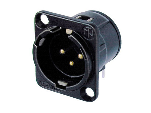 Neutrik NC3MD-H-B 3 Pole Male Receptacle