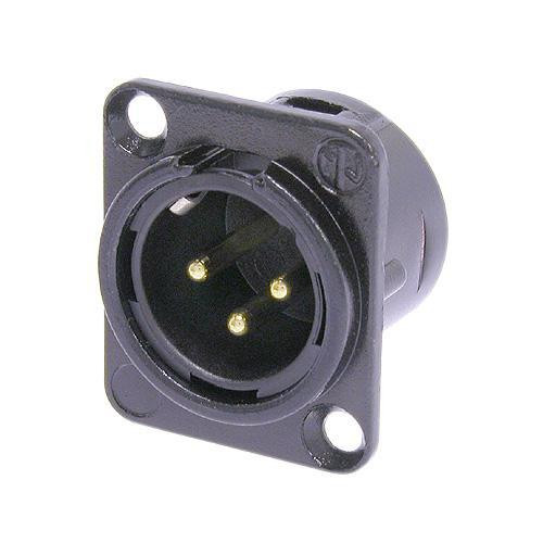 Neutrik NC3MD-L-B-1 3 Pole Male Receptacle
