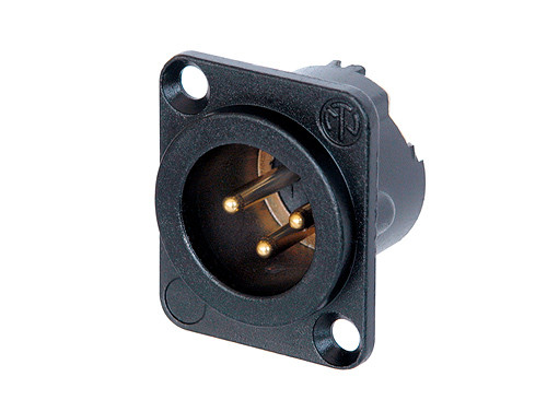 Neutrik NC3MD-LX-B 3 Pole Male Receptacle