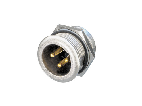 Neutrik NC3MPR-HD Heavy Duty Sealed Male 3 Pole XLR Chasis Connector