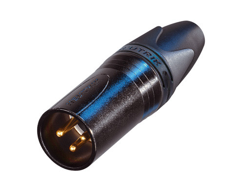 Neutrik NC3MXX-B 3 Pole Male Cable Connector
