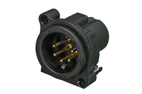 Neutrik NC5MBV-B 5 Pole Male XLR Receptacle