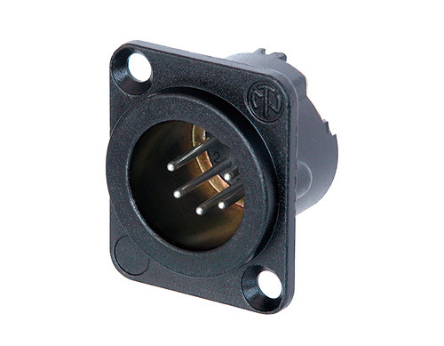 Neutrik NC5MD-LX-BAG 5 Pole Male Receptacle