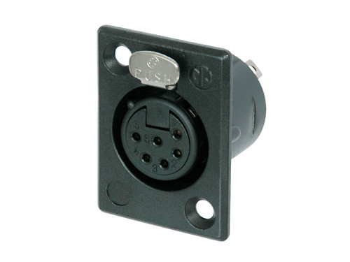 Neutrik NC6FP-B-1 6 Pole Female Receptacle
