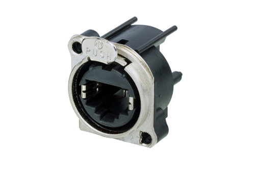 Neutrik NE8FBH Horizontal PCB Mount RJ45 Receptacle