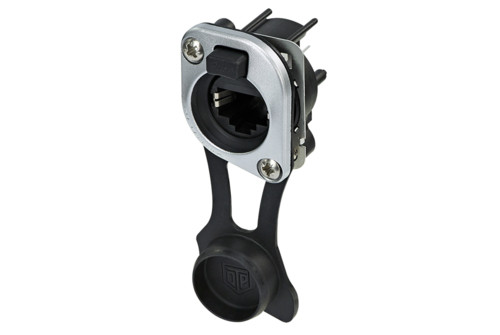 Neutrik NE8FDV-TOP Vertical PCB Mount RJ45 Receptacle