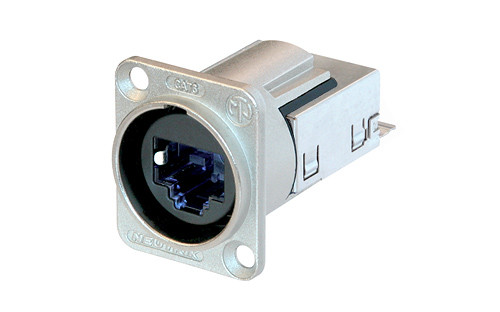 Neutrik NE8FDY-C6 D-Shape Cat6A Panel Connector