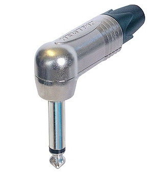 Neutrik NP2RX 2 Pole 1/4" Professional Right Angle Phone Plug