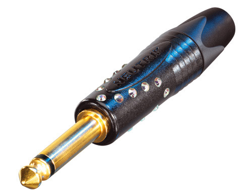 Neutrik NP2X-B-CRYSTAL 2 Pole 1/4" Professional Phone Plug