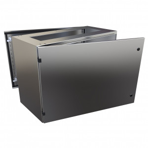 Hammond Manufacturing 2CSBX263618 36" Stainless Steel Dual Access Console Base