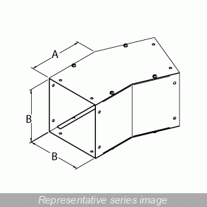 Hammond Manufacturing CWEL622 22.5-Degree Elbow