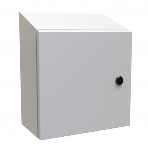 Hammond Manufacturing ST12126LG Type 4 Mild Steel Sloped Top Wallmount Enclosure