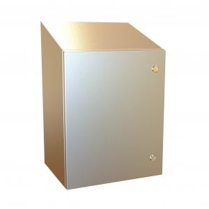 Hammond Manufacturing ST201612SS Type 4X Stainless Steel Sloped Top Wallmount Enclosure