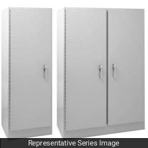 Hammond Manufacturing PJFS722525 Type 4X Polyester Single Door Freestanding Enclosure