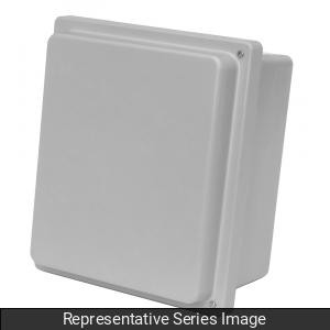 Hammond Manufacturing PJ664RW Type 4X Polyester Raised Lift-Off Window Cover Junction Box