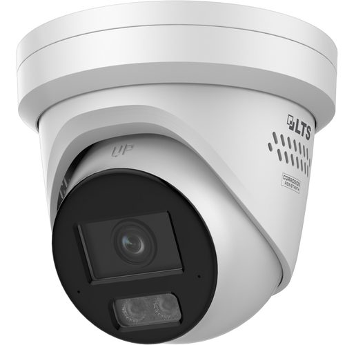 LTS CMIP3CD42WI-28LAISP 4MP AI Color 24/7 Turret Camera with Active Deterrence
