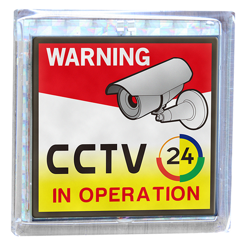 LTS LTSACS-801 Solar Power Warning Sign