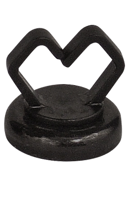 MagDaddy 62409 1/2" Black Cable Holders, 10 Pack