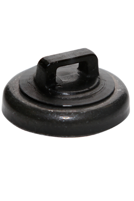 MagDaddy 62417 Black Large Magnetic Cable Tie Mounts, 10 Pack