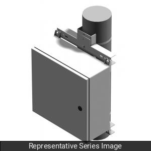 Hammond Manufacturing PMV3036GY Pole Mount Vertical Steel Channel