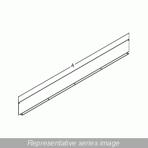 Hammond Manufacturing CWBA460 Straight Section Barrier
