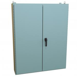 Hammond Manufacturing 1422B10 Type 12 Mild Steel Two Door Floormount Enclosure